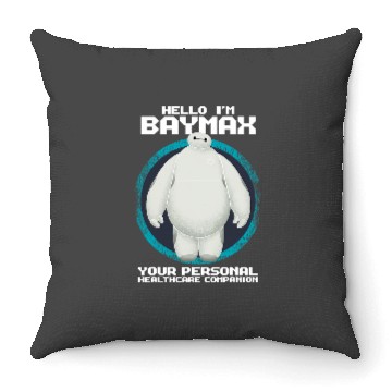 Discover Disney Big Hero 6 Hello Im Baymax Graphic Throw Pillows