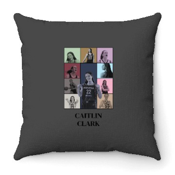 Discover Caitlin Clark Eras Tour Throw Pillows