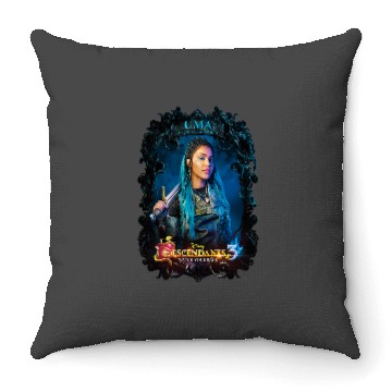 Discover Disney Descendants 3 Uma Watch Your Back Throw Pillows