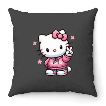 Discover Hello Kitty , Hello Kitty, Hello Kitty , Hello Kitty ,  Disney Family Throw Pillows