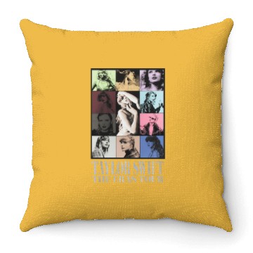 Discover ERAS TOUR POSTER Throw Pillows