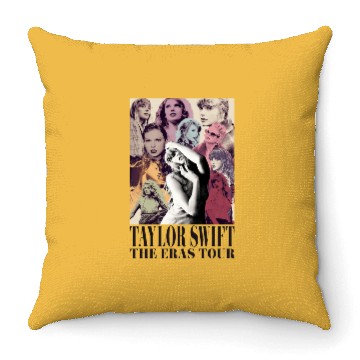 Discover Eras Tour Concert Throw Pillows