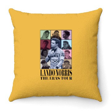 Discover The Lando Norris Eras Tour Throw Pillows