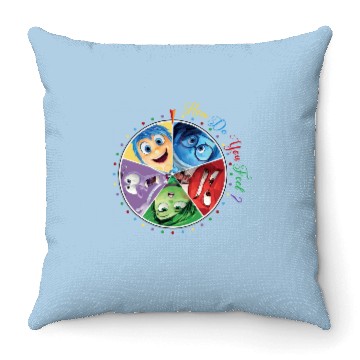 Discover Disney Inside Out Throw Pillows, Inside Out Throw Pillows, Disney Pixar Inside Out Throw Pillows