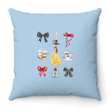 Discover Disneyland Princess Coquette Throw Pillows Belle Coquette Throw Pillows