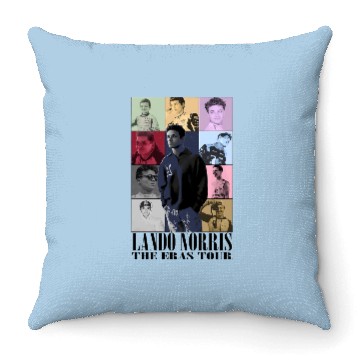 Discover Lando Norris Eras Tour Inspired Throw Pillows