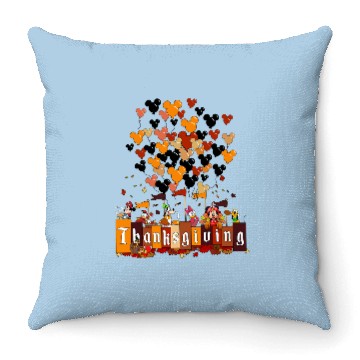 Discover Disney Thanksgiving Throw Pillows