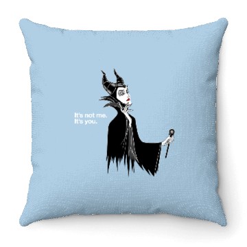 Discover Disney Villains Maleficent It's Not Me It's You Throw Pillows