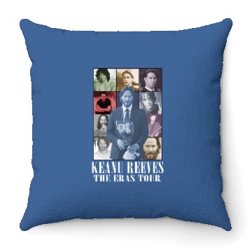 Discover Keanu Reeves Eras tour Throw Pillows