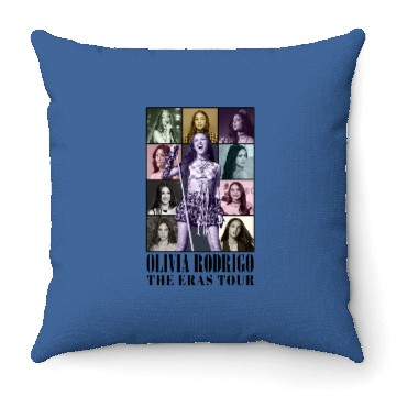 Discover Olivia Rodrigo Eras Tour, Olivia Rodrigo Bootleg Throw Pillows