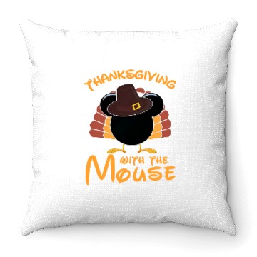 Discover Disney Thanksgiving Throw Pillows