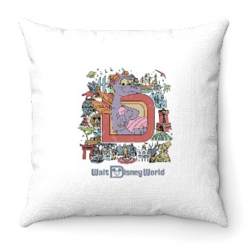 Discover Disney Epcot Figment Throw Pillows, Disney Figment Throw Pillows
