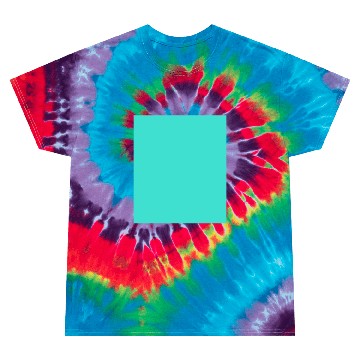 Discover Turquoise Green-Blue Solid Color Tie Dye T Shirts