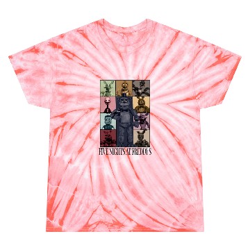 Discover Five Nights At Freddys Eras Tour Tie Dye T-Shirts