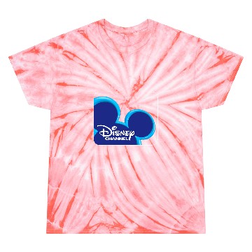 Discover Disney Channel  Mickey Mouse Blue Retro 2000s Logo Tie Dye T-Shirts
