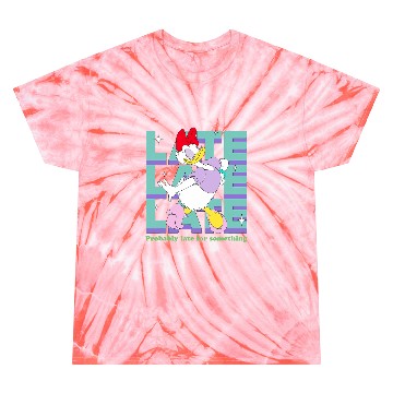 Discover Disney Daisy Duck Probably Late for Something Funny Tie Dye T-Shirts