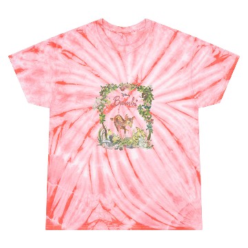 Discover Disney Bambi Floral Portrait Tie Dye T-Shirts