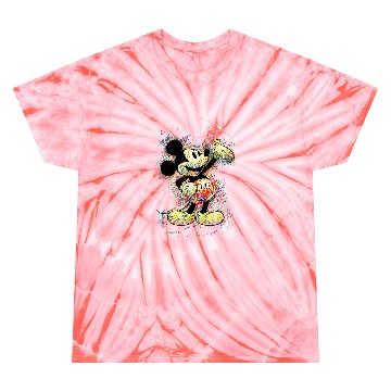Discover disney mickey mouse scribble Tie Dye T-Shirts