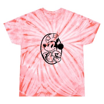 Discover Disney Mickey Mouse Chef Mickey Outline Raglan Baseball Tee Tie Dye T-Shirts