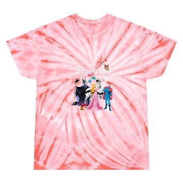 Discover Disneys Sleeping Beauty Characters Tie Dye T-Shirts