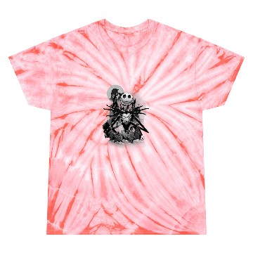 Discover Disneys nightmare bee christmas jack night scene Tie Dye T-Shirts