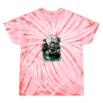 Discover Disneys nightmare bee christmas haunted scene raglan baseball Tie Dye T-Shirts