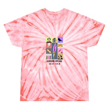 Discover Literature Eras Tour - No Background Tie Dye T-Shirts