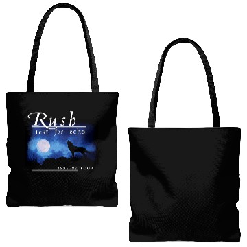 Discover vintage 1996 Rush Test For Echo Tour Tote Bags (AOP)