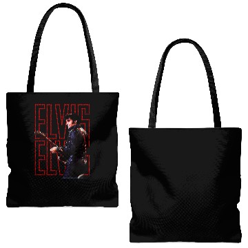 Discover Elvis Presley Official 68 Comeback Special Tote Bags (AOP)