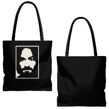 Discover Charlie Dont Surf Charles Manson Serial Killer Tote Bags (AOP)