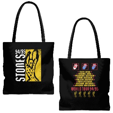 Discover Vintage 90s Double Side The Rolling Stones 1994-95 Voodoo Lounge Tour Tote Bags (AOP), Ann