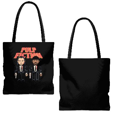 Discover Vintage Y2K 2000s Pulp Fiction Lego type short sleeve Tote Bags (AOP)
