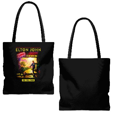 Discover Elton John Farewell Yellow Brick Road The Final Tour 2022 Tote Bags (AOP)