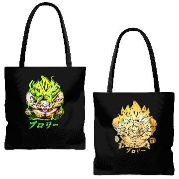 Discover Broly Graphic Tote Bags (AOP)-Tote Bags (AOP)