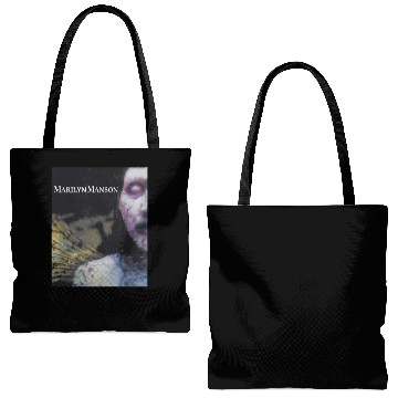 Discover vintage 1996 Marilyn Manson Antichrist Superstar Tote Bags (AOP)