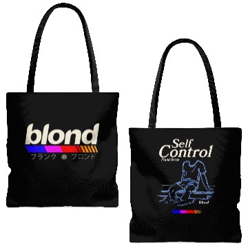 Discover Frank Ocean BLOND SELF CONTROL Tote Bags (AOP)