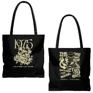 Discover Retro The 1975 Tour 2024 Double Sided Tote Bags (AOP)
