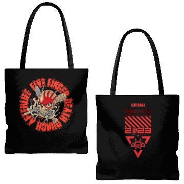 Discover Five Finger Death Punch Men's Concert Tour 2022 Double Sided Tote Bags (AOP) Tote Bags (AOP)