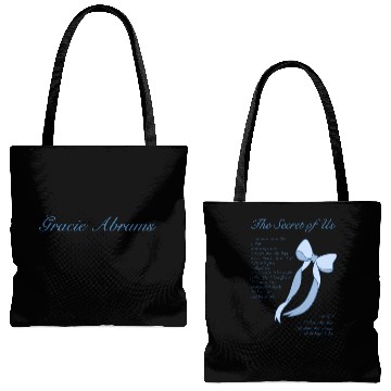 Discover Gracie Abrams | The Secret of Us Tote Bags (AOP)