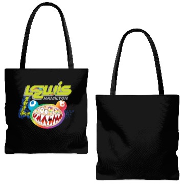 Discover 2 Sides - Lewis Hamilton x Takashi Murakami Flame Out Double sided Tote Bags (AOP)