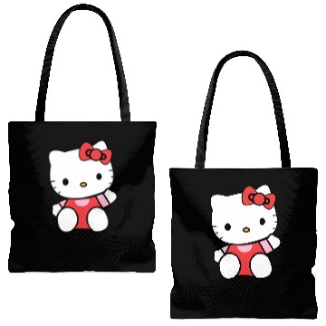 Discover Hello Kitty Red Men Zip Up Tote Bags (AOP)