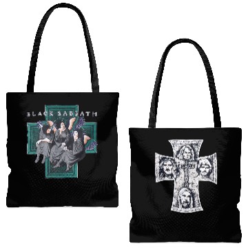 Discover Black Sabbath Heaven and Hell Concert Tote Bags (AOP)