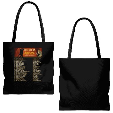 Discover Tour 2022 Bob Dylan Rough And Rowdy Ways Tour Tote Bags (AOP)
