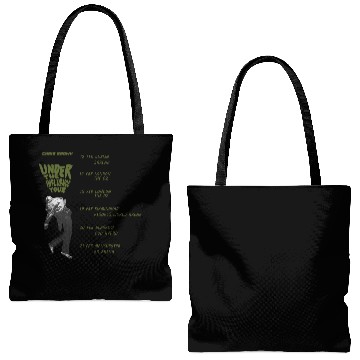 Discover Chris Brown Under The Influence Tour 2 Sides Tote Bags (AOP)