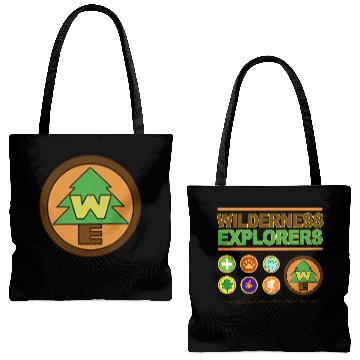 Discover Vintage Two Sided Disney Wilderness Explorer Badge Tote Bags (AOP), Pixar Up Tote Bags (AOP), Russell Tote Bags (AOP), Disneyland Family Matching, Disney Trip 2024
