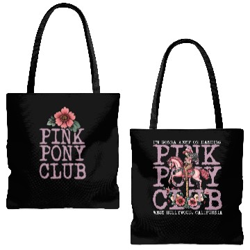 Discover Pink Pony Club Comfort Colors Tote Bags (AOP), I'm Gonna Keep On Dancing, Midwest Princess 2024 Tour Tote Bags (AOP), WLW Pride Music Tote Bags (AOP)