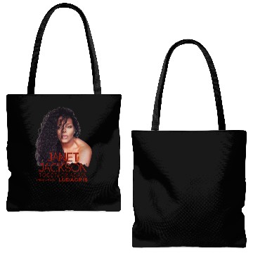 Discover Janet Jackson 2023 Tour Tote Bags (AOP), Janet Jackson Tote Bags (AOP)