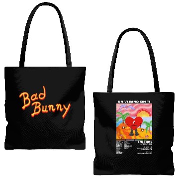 Discover Un Verano Sin Ti Bad Bunny Tu No Eres Bebecita Eres Double Sided Tote Bags (AOP)