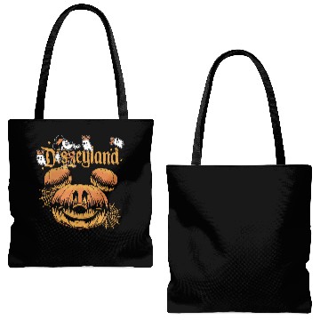 Discover Retro Disneyland Halloween 2 Side Tote Bags (AOP)