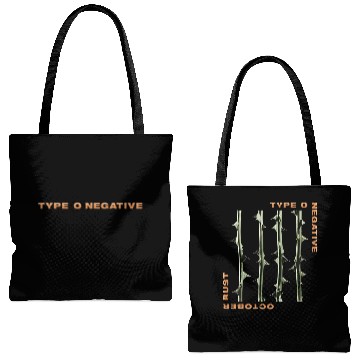 Discover Type O Negative October Rust Zip Up Tote Bags (AOP)